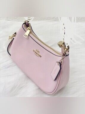 Authentic COACH Mini Teri Soft Pink Leather